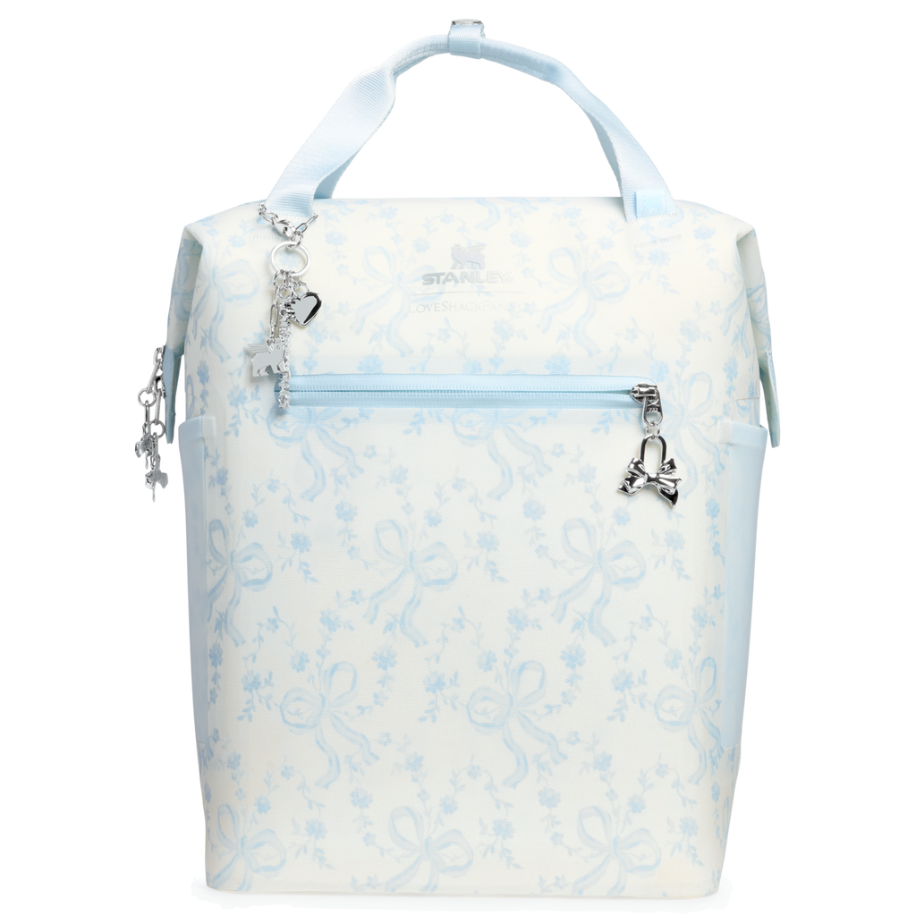 Stanley 1913 x LoveShackFancy Holiday All Day Madeleine Mini Cooler Backpack | 20 Can | 14 QT | 13.2 L